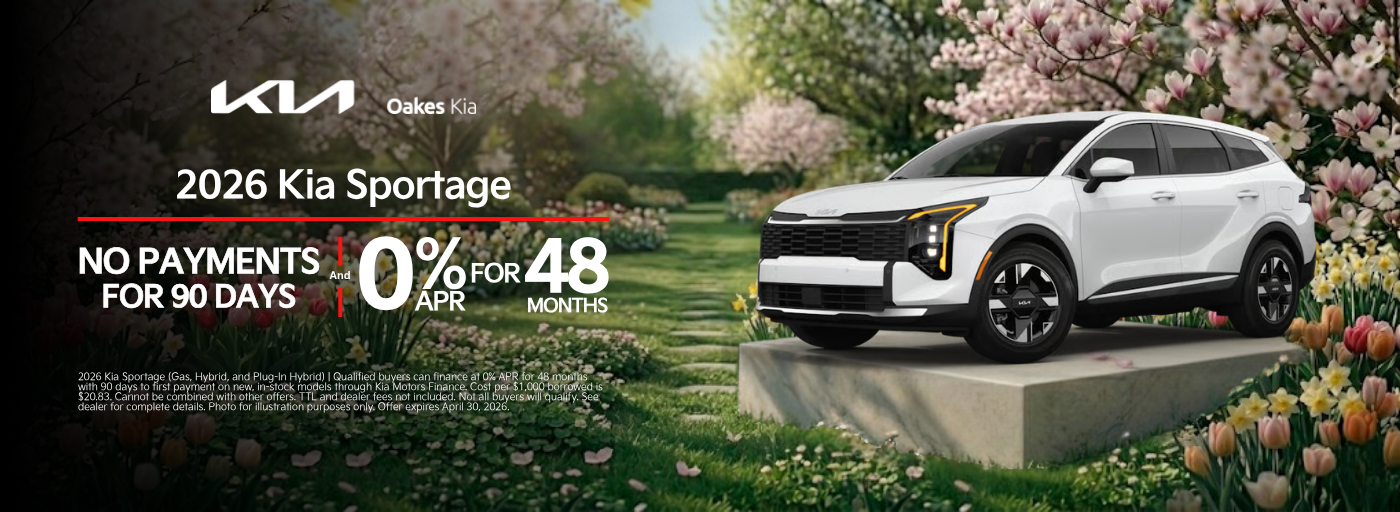 Oakes Kia April Incentives